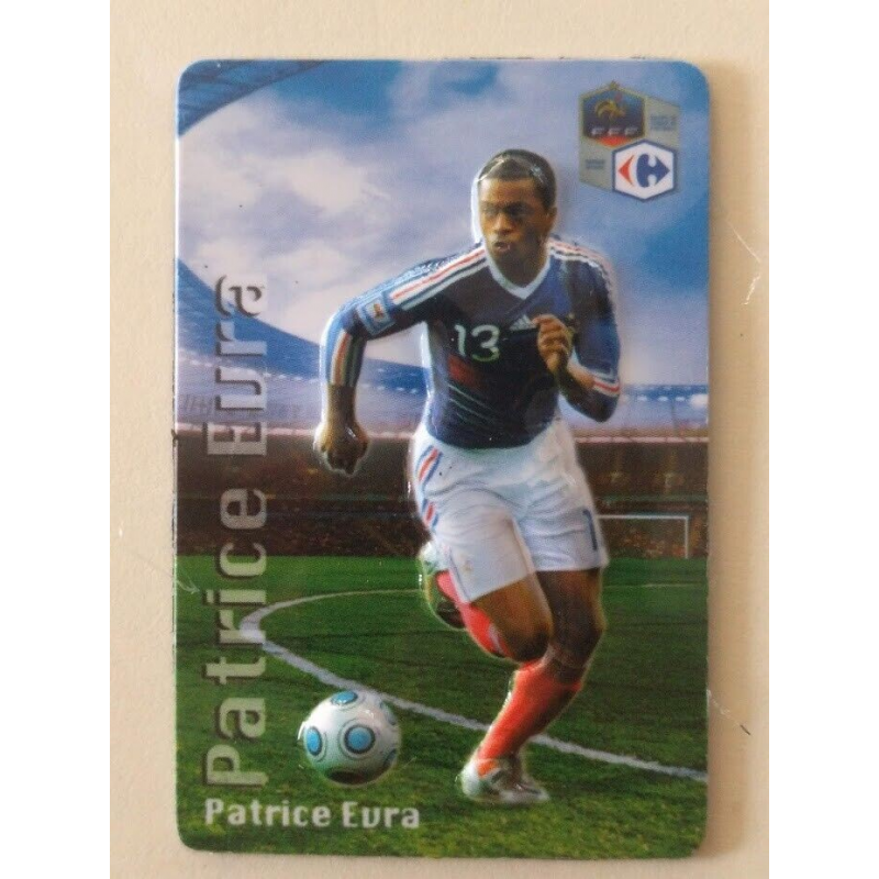 Magnet relief Patrice Evra - Équipe de France de football 2010 - Carrefour