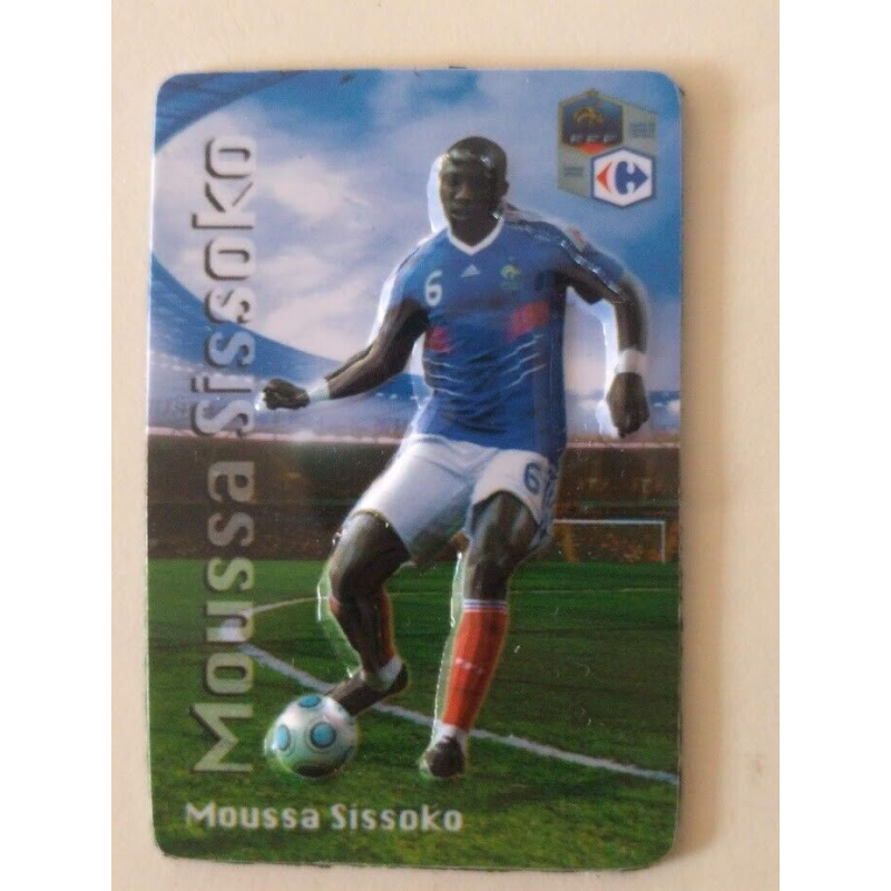Magnet relief Moussa Sissoko - Équipe de France de football 2010 - Carrefour