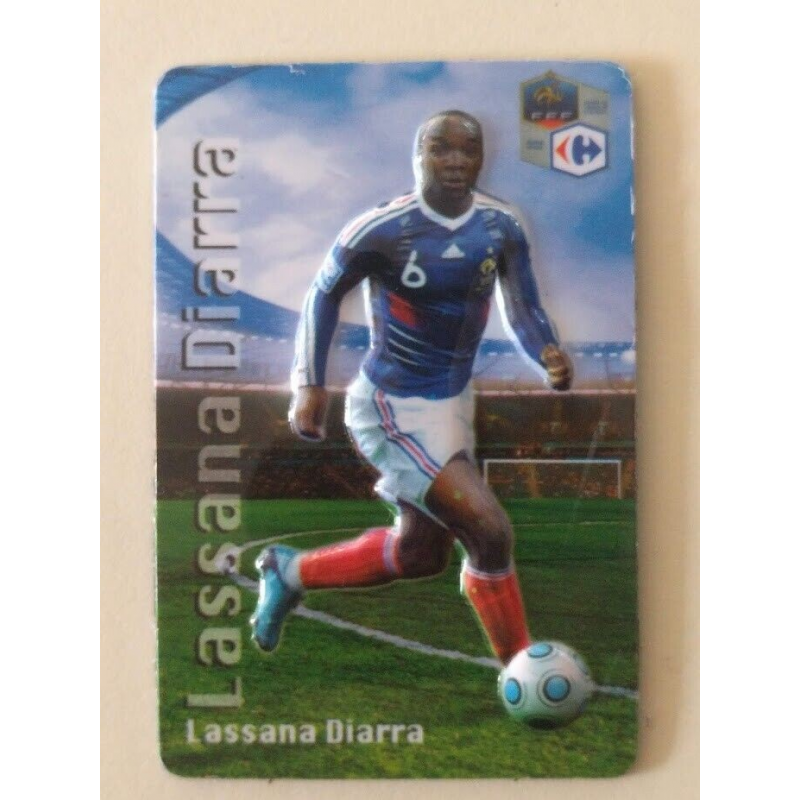 Magnet relief Lassana Diarra - Équipe de France de football 2010 - Carrefour
