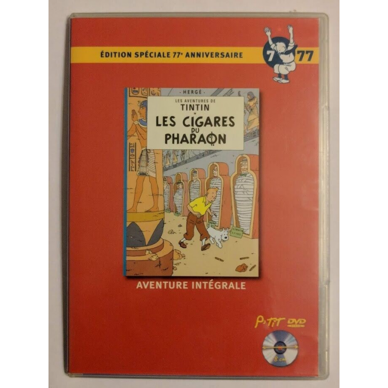Les Aventures de Tintin : Les Cigares du Pharaon - édition spéciale 77e anniversaire - Citel