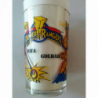 Verre décoré POWER RANGERS Rita Goldar moutarde Amora