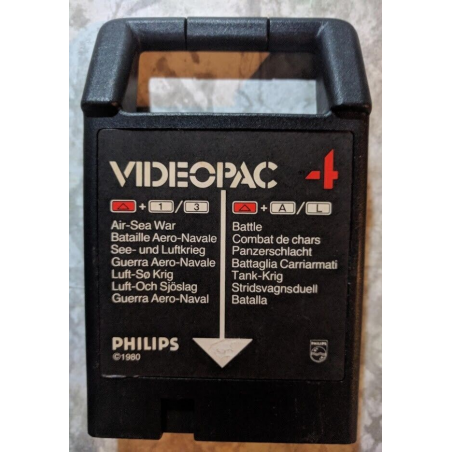 Jeu Videopac Philips Bataille Aéro-navale Combat - Odyssey 2, état Correct