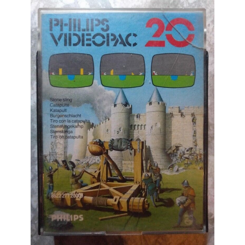 Videopac 20 Catapulte - Stone Sling - Philips