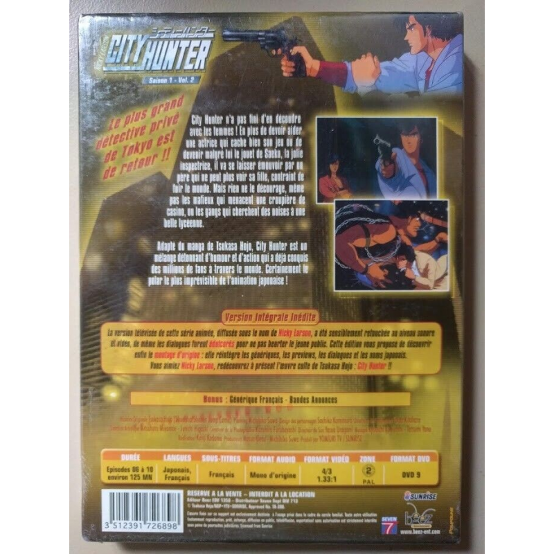 City Hunter (Nicky Larson) - saison 1 vol. 2 - Intégrale non