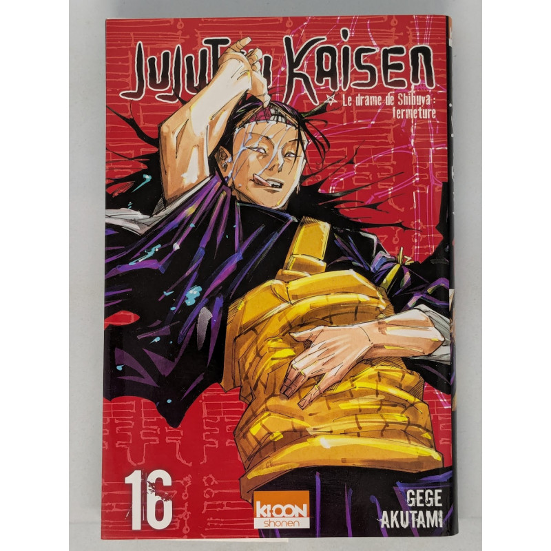 Jujutsu Kaisen T. 16 Le drame de Shibuya : fermeture - Gege Akutami - manga VF