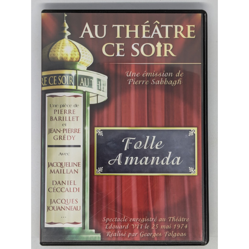 Au Théâtre ce soir : Folle Amanda - DVD