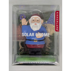 Figurine animée solaire : Solar Gnome bleu