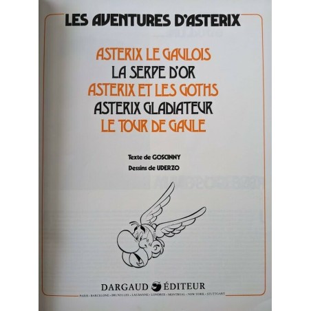 Astérix Intégrale luxe Dargaud/Lombard Volume 1 : Astérix le gaulois (1967)  - BDbase