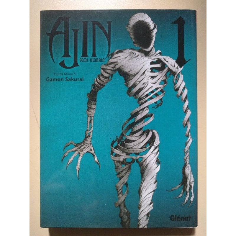Ajin T. 1 Semi-humain - Gamon Sakurai - Tsuina Miura - Glénat manga VF